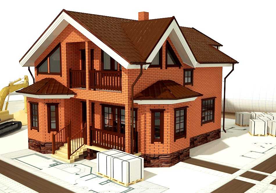 Строительство кирпичных домов, этапы строительства домов из кирпича, технология строительства кирпичного дома
